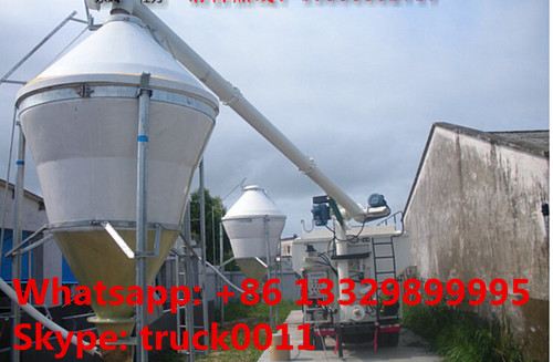 20m3 electronic system discharging farm pig feed pellet container for sale, hot sale electronic animal feed tank