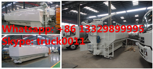 bottom price CLW 10tons bulk animal feed tank mounted on cargo truck for sale, HOT SALE! 10tons feed tank container