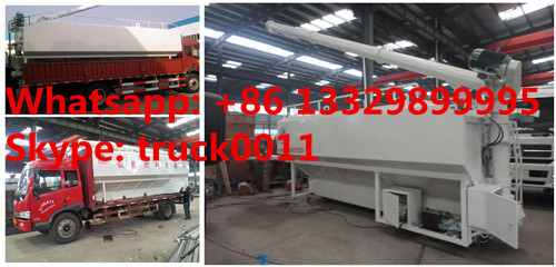 bottom price CLW 10tons bulk animal feed tank mounted on cargo truck for sale, HOT SALE! 10tons feed tank container