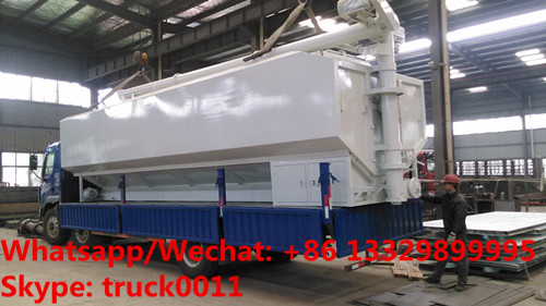 CLW brand 8m3-40m3 bulk feed tank container mounted on cargo truck for sale, HOT SALE cargo truck with feed tank