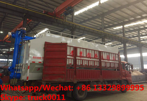 CLW brand 8m3-40m3 bulk feed tank container mounted on cargo truck for sale, HOT SALE cargo truck with feed tank
