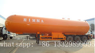 good China good quality best price 59.52M3 lpg tanker trailers for sale, ASME standard lpg gas propane trailer for sale
