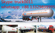 factory price ASME bulk lpg gas trailer for sale, ASME standard and ASME stamp lpg gas propane tank semitrailer