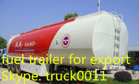 factory sale 3 axles fuel semitrailer exported to Africa, hot sale! good price fuel tanker transported trailer for sale