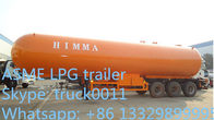 CLW brand 25ton bulk lpg gas propane trailer for sale,best 3 axles BPW/FUWA gas cooking propane tank trailer for sale