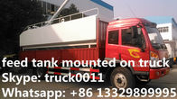 poultry farm-oriented animal feed transportation tank for sale ,best price poultry feed delivery tanker mounted on truck