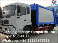 Dongfeng 4X2 LHD 10tons Compress Garbage truck for sale, best price dongfeng diesel 210hp/180hp garbage compacted truck