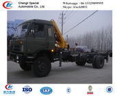 dongfeng 4*4 knuckle boom mounted on truck, hot sale dongfeng truck with crane for sale, best price crane truck