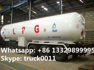 LPG propane ammonia Isobutane Propane Propylene truck trailer, China hot sale propane gas tranported tank trailer