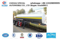 2 axles 25ton chemical liquid tank trailer for sale, hot sale best price Hydrochloric acid Transported semitrailer