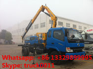 factory sale best price dongfeng  4*2 LHD mini truck with crane, Dongfeng 2.5tons cargo truck mounted on crane for sale