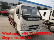 forland 5,000L milk tank truck for sale, hot sale stainless steel liquid food tank truck