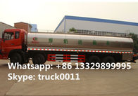 factory sale dongfeng tianlong 6*4 30cbm liquid food tank truck for sale, stainless steel tank for liquid food for sale