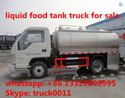 HOT SALE! new best price 3,000L forland RHD fresh milk transported truck for sale, mini liquid food truck for sale