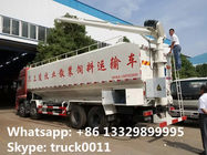 40cbm animal bulk feed tank truck for sale,CLW brand 20tons-25ton dongfeng farm-oriented feed delivery truck for sale