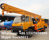 dongfeng brand 190hp aerial working platform truck for sale, hot sale dongfeng 153 20m overhead working truck for sale