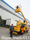 forland LHD 4*2 12m aerial working truck for  sale, best price forland 12m overhead working platform truck for sale