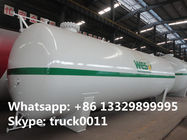 factory sale 120,000L 50ton lpg gas storage propane tanker, hot sale bullet type bulk surface lpg gas storage tanker