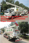 forland RHD 8cbm animal feed discharging truck, high quality and competitive price poultry bulk feed pellet truck