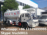 forland RHD 8cbm animal feed discharging truck, high quality and competitive price poultry bulk feed pellet truck