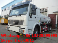 HOWO LHD 6*4 16,000Liters sewage suction truck for sale, Factory sale best price new HOWO vacuum tank truck for sale