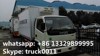 HOT SALE! dongfeng 4ton refrigerated truck for fresh fruits and vegetables,best price dongfeng 4*2 RHD cold room truck