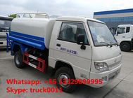 forland new 4*2 LHD mini 3cbm water tank truck for sale, hot sale best price forland brand 3,000L small cistern truck