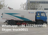 dongfeng 145 road sweewer truck for sale(2.5cbm water tank+6cbm wastes van), hot sale 4*2 8.5m3 street sweeping vehicle
