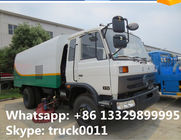 dongfeng 145 road sweewer truck for sale(2.5cbm water tank+6cbm wastes van), hot sale 4*2 8.5m3 street sweeping vehicle