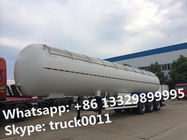 3 axles BPW/FUWA steel suspension/ air suspension 59.4cbm LPG semitrailer for propane for sale, lpg gas tank trailer