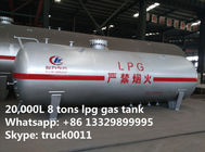 best price CLW brand 20m3 surface lpg gas storage tank for liquid ammonia, 10tons liquid ammonia storage tank for sale