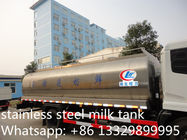 FAW J6 13,000L stainless steel foodgrade milk tank truck for sale, China famous FAW brand liquid food truck for sale