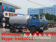 factory direct sale Cummins 190hp lpg gas transported tank truck for sale, cooking gas tank delivery truck for sale