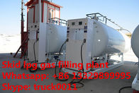 10,000L skid steel gas cylinder refilling plant for sale, skid lpg gas filling station for lpg gas cylinders bottles