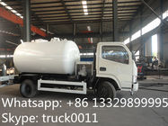 CLW brand 5.5m3 2.3tons bulk lpg gas transported truck for sale, factory sale best price 2.5tons propane gas tank truck