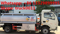 factory sale dongfeng fuel tank truck with competitive price, 2020s best price CLW 5000Liters oil dispensing truck