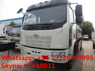 hot sale FAW brand 10,000L stainles steel food grade milk tank truck, China famous brand FAW 10,000Lliquid food truck