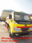 forland 4*2 RHD 5000 liters fuel tanker truck for sale, Factory sale best price new forland 5m3 oil dispensing truck