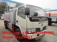 DFAC dongfeng mini mobile fuel truck with fuel dispenser, factory sale best 5cbm mobile oil dispensing truck for sale