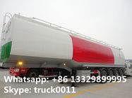 CLW brand new designing 4 axles 60m3  oil tank trailer for sale, hot sale 4 axles new 60cbm bulk diesel tank trailer