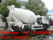 Dongfeng 4*2 LHD Euro 3 Yuichai engine 6cbm cement mixer truck for sale, factory sale 4*2 mixer drum mounted on truck