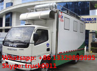 4x2 diesel 120hp mobile chinese food truck, dongfeng 4*2 LHD mobile kitchen vehicle, hot sale fast food truck for sale