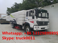 best quality SINO TRUK Steyr road sweeper truck for sale, new arrival SINO TRUK road cleaning vehicle for sale