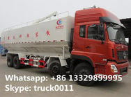 hot sale dongfeng brand 20tons electronic system discharging bulk feed truck, CLW brand 270hp 40m3 poultry feed truck