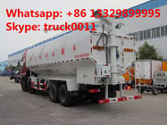 hot sale dongfeng brand 20tons electronic system discharging bulk feed truck, CLW brand 270hp 40m3 poultry feed truck