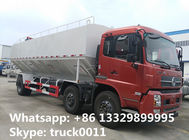 cheaper dongfeng tianjin 6*2 15tons electronic system discharging feed delivery truck for sale, hot sale 30tons anim