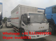 China CLW factory sale 4*2 JAC 5ton gas cylinders delivery truck, CLW brand JAC LHD 4*2 gas cylinders carrier vehicle
