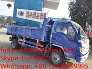 Forland 4 4*2 5tons small dump truck , cheapest price China brand 2016s new forland brand LHD/RHD dump tipper trucks