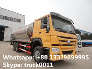 Good price factory direct sale 10 to 15 cbm HOWO 6*4 asphalst spraying truck, bitumen distributing truck for sale