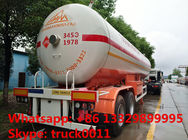 hot sale FUWA 2 axles 40500L propane gas trailer, best price FUWA/BPW double axles 17tons road transproted lpg gas tank